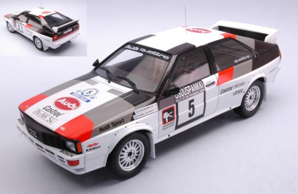 Ixo Model AUDI QUATTRO N.5 1000 LAKES RALLY 1982
BLOMQVIST/CEDERBERG 1:18