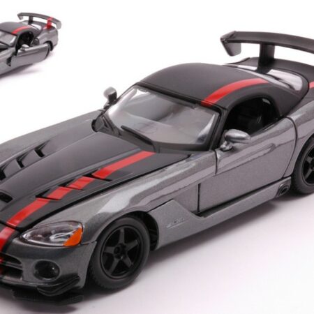 Burago DODGE VIPER SRT 10 ACR SILVERGUN/RED 1:24