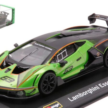 Burago LAMBORGHINI ESSENZA SCV12 N.63 GREEN/BLACK 1:32