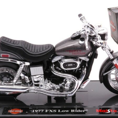 Maisto HARLEY DAVIDSON FXS LOW RIDER 1977 SILVERGUN 1:18