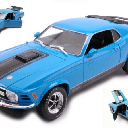 Maisto FORD MUSTANG MACH 1 1970 BLUE 1:18