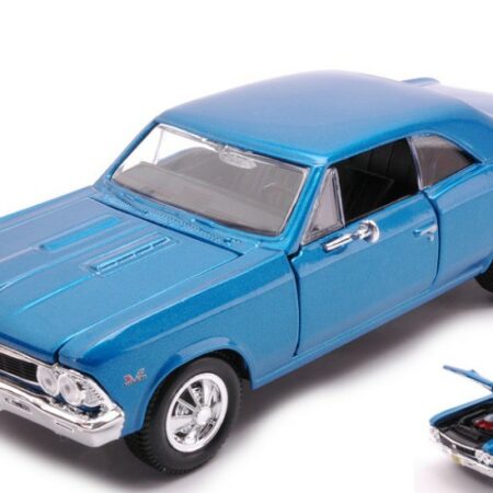 Maisto CHEVROLET CHEVELLE SS 396 1966 METALLIC BLUE 1:24