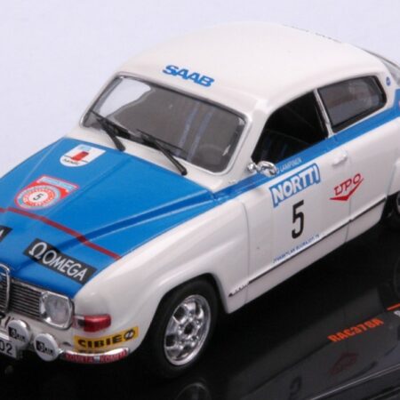 Ixo Model SAAB 96 V4 N.5 1000 LAKES RALLY 1976
LAMPINEN/MARKKANEN 1:43