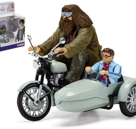 Corgi HARRY POTTER HAGRIDS MOTORCYCLE AND SIDECAR cm 6,5