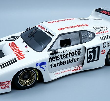 Tecnomodel BMW M1 TURBO (TEAM SCHNITZ.) DRM N.51 WINN.SALZBURGR.1981 H.J.STUCK 1:18