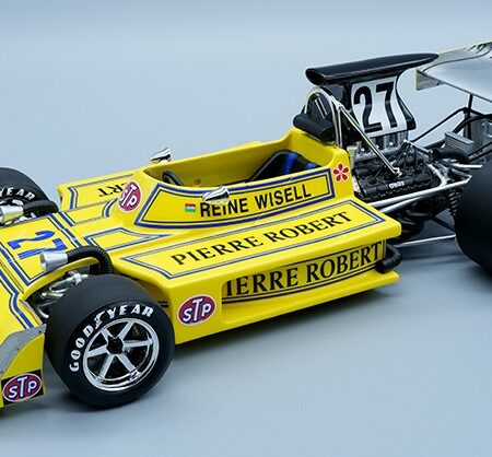 Tecnomodel MARCH FORD 731 N.27 SWEDEN GP 1973 R.WISELL 1:18