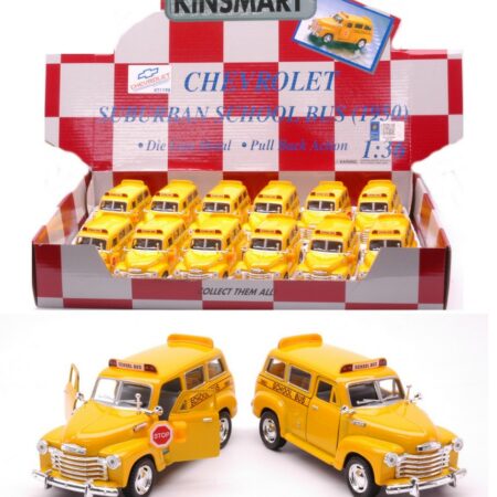 Kinsmart CHEVROLET SUBURBAN SCHOOL BUS 1950 cm 12 1:36