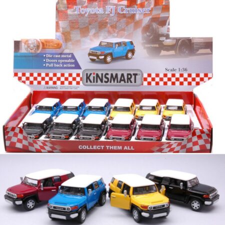 Kinsmart TOYOTA FJ CRUISER COL.ASS.cm 12 1:36