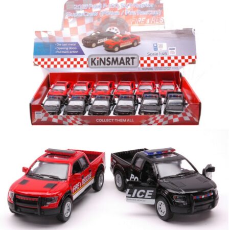 Kinsmart FORD F-150 SVT RAPTOR SUPER CREW (POLICE/FIRE RESCUE) cm 12 1:46