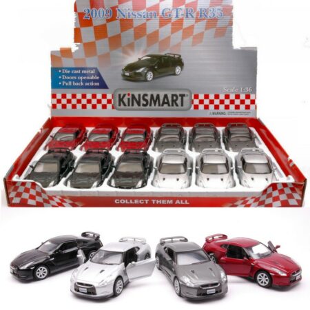 Kinsmart NISSAN GT-R R35 2009 cm 12,5 1:36