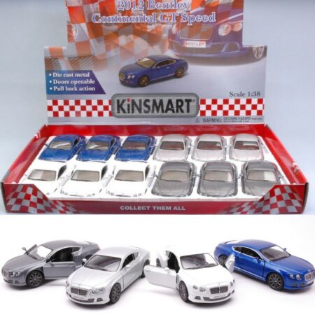 Kinsmart BENTLEY CONTINENTAL GT SPEED 2012 COL.ASS.cm 12 1:38