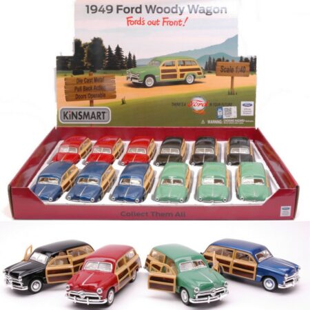 Kinsmart FORD WOODY WAGON 1949 cm 12 COL.ASS.1:40