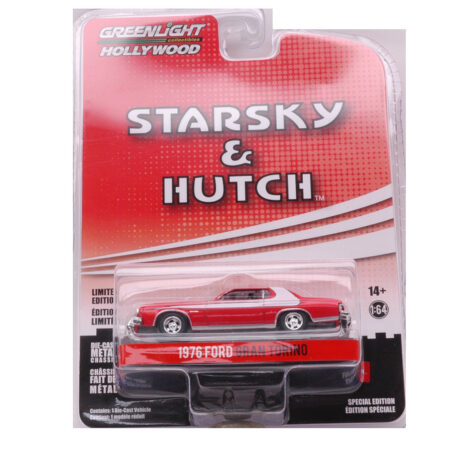 Greenlight FORD GRAN TORINO 1976 STARSKY & HUTCH 1975-79 CRASHED VERSION 1:64