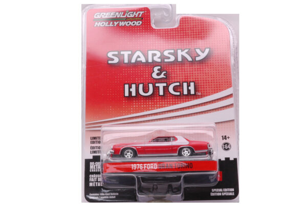 Greenlight FORD GRAN TORINO 1976 STARSKY & HUTCH 1975-79 CRASHED VERSION 1:64