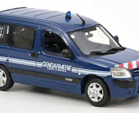 Norev CITROEN BERLINGO 2005 GENDARMERIE EQUIPE CYNOPHILE 1:43