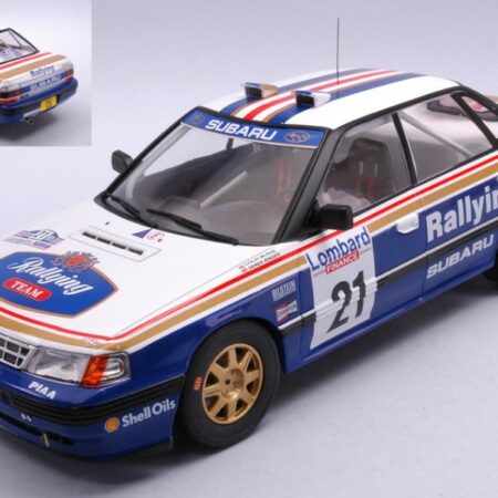 Ixo Model SUBARU LEGACY RS N.21 ROTHMANS RAC RALLY 1991 MCRAE/RINGER 1:18