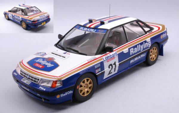 Ixo Model SUBARU LEGACY RS N.21 ROTHMANS RAC RALLY 1991 MCRAE/RINGER 1:18