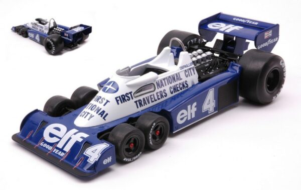 Ixo Model TYRRELL P34 N.4 GP BELGIUM 1977 DEPAILLER 1:24