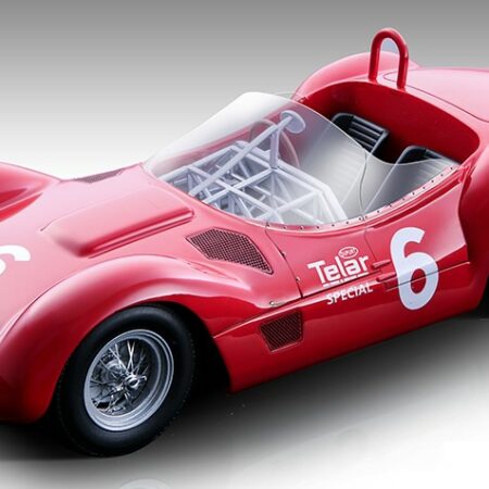 Tecnomodel MASERATI BIRDCAGE TIPO 61 N.6 WINN.MEADOWDALE 1961 R.PENSKE 1:18