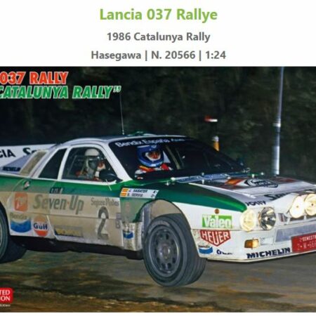 Hasegawa LANCIA 037 CATALUNYA RALLY 1986 KIT 1:24