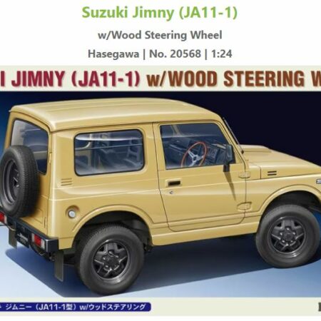 Hasegawa SUZUKI JIMNY JA11-1 W/WOOD STEERING WHEEL KIT 1:24