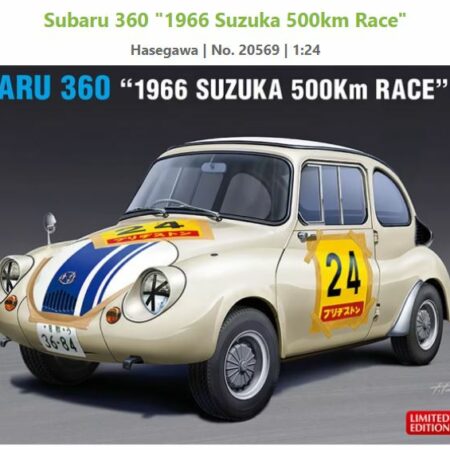 Hasegawa SUBARU 360 N.24 500 KM SUZUKA 1966 KIT 1:24