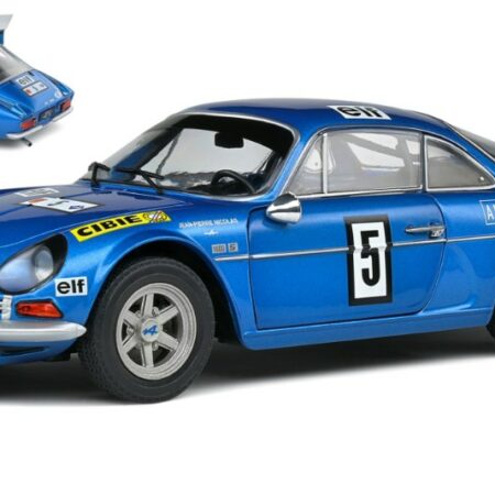 Solido ALPINE A 110 1600S N.5 OLYMPIA RALLY 1972 NICOLAS/TODT 1:18