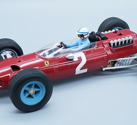 Tecnomodel FERRARI 512 F1 N.2 ZANDVOORT GP 1965 J.SURTEES W/DRIVER 1:18