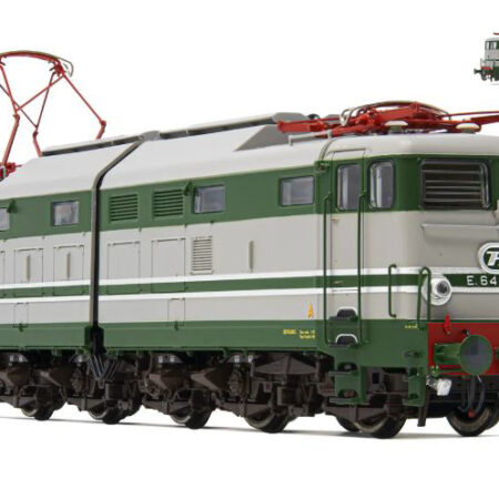 Rivarossi FS ELECTRIC LOCOMOTIVE E 646 2nd SERIES GREEN GREY ALUM. EPOCA IIIb 1:87