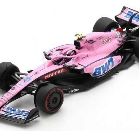 Spark Model ALPINE A522 ESTEBAN OCON 2022 N.31 7th BAHRAIN GP W/COVER 1:18