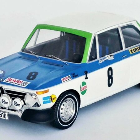 Trofeu BMW 2002 TI N.8 5th ACROPOLIS RALLY 1972 FALL/WOOD 1:43