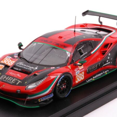 Looksmart FERRARI 488 GTE EVO N.388 24H LM 2021 EHRET/HOOK/BLEEKEMOLEN 1:43