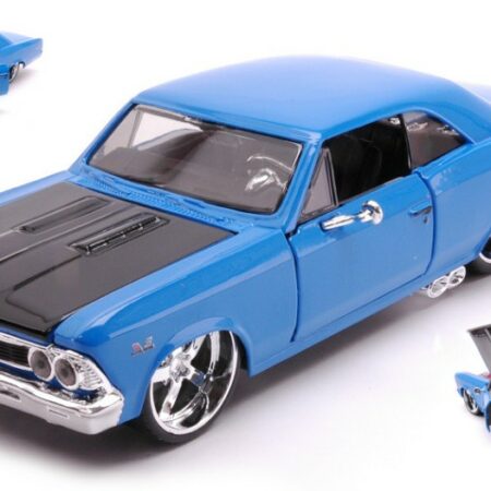 Maisto CHEVROLET CHEVELLE SS 396 1966 CLASSIC MUSCLE BLUE 1:24