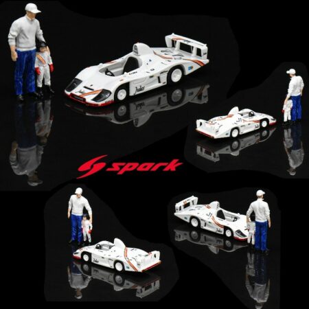 Spark Model PORSCHE LITTLE BIG MANS SET WITH FIGURINE 1:43