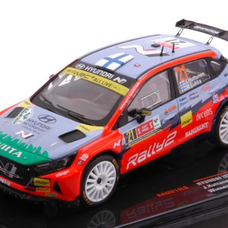 Ixo Model HYUNDAI i20 N RALLY 2 N.21 RALLY YPRES 2021
HUTTUNEN/LUKKA 1:43