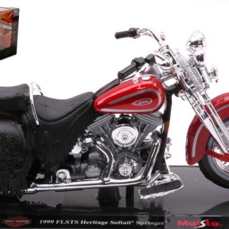 Maisto HARLEY DAVIDSON FLSTS HERITAGE SOFTAIL SPRINGER 1999 AMARANT 1:18