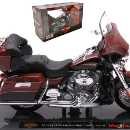 Maisto HARLEY DAVIDSON FLHTKELECTRA GLIDE ULTRA LIMITED 2013 BROWN 1:18