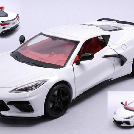 MotorMax CORVETTE 2020 WHITE 1:24