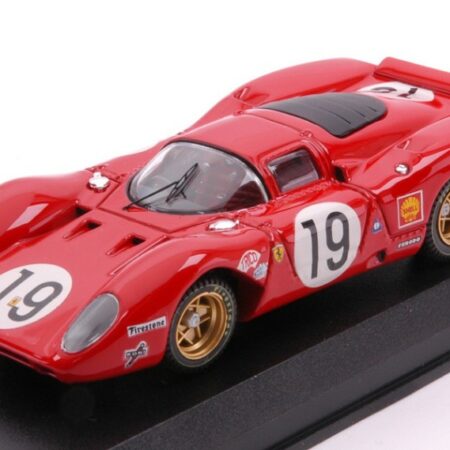 Best Model FERRARI 312P COUPE' N.19 LM 1969 AMON-SCHETTY 1:43