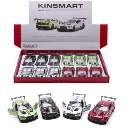 Kinsmart BENTLEY CONTINENTAL GT3 2019 COL.ASS. cm 12,5 1:38