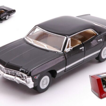 Kinsmart CHEVROLET IMPALA 4-DOOR 1967 BLACK cm 12 SINGLE BOX