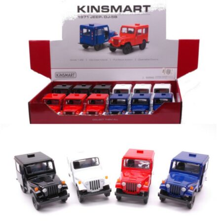 Kinsmart JEEP DJ-5B COL.ASS cm 12