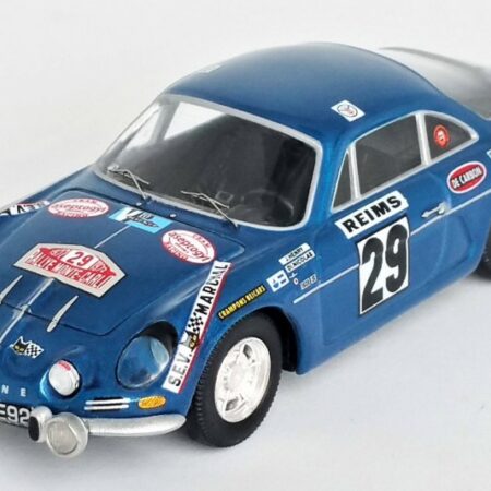 Trofeu ALPINE A110 11th MONTE CARLO RALLY 1972 HENRY/DI NICOLA 1:43