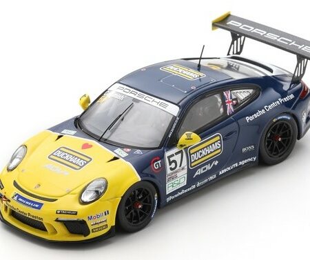 Spark Model PORSCHE 911 GT3 CUP N.57 CARRERA CUP GREAT BRITAIN CHAMPION 2021 D.CAMM.