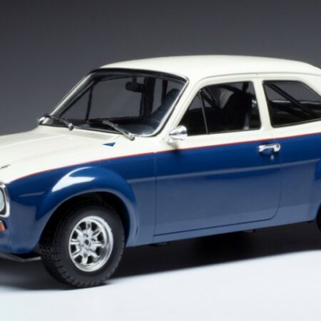 Ixo Model FORD ESCORT MK1 RS 1600 1974 WHITE/BLUE 1:18