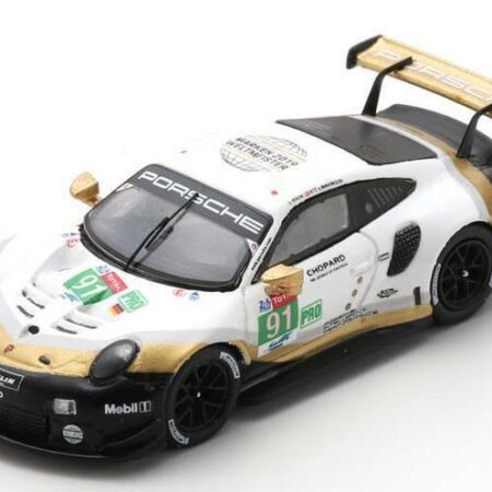 Spark Model PORSCHE 911 RSR N.91 2nd LMGTE PRO LM 2019 LIETZ-BRUNI-MAKOWIECKI 1:87