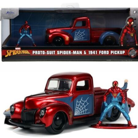 Jada Toys FORD PICK UP 1941 MARVEL SPIDER MAN RED/BLUE 1:32