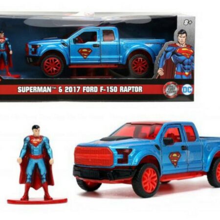 Jada Toys FORD F-150 RAPTOR 2018 "SUPERMAN" RED/BLUE 1:32