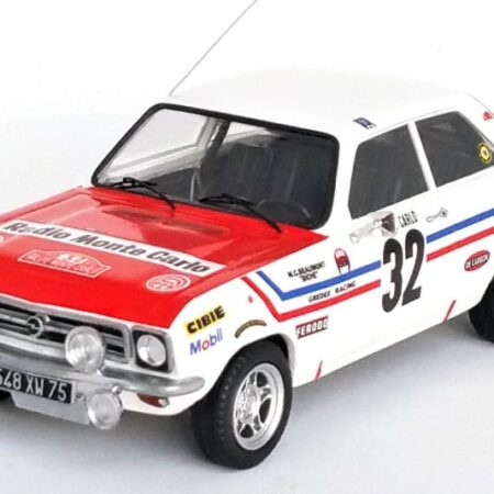 Trofeu OPEL ASCONA N.32 12th MONTE CARLO RALLY 1972 BEAUMONT/BICHE 1:43