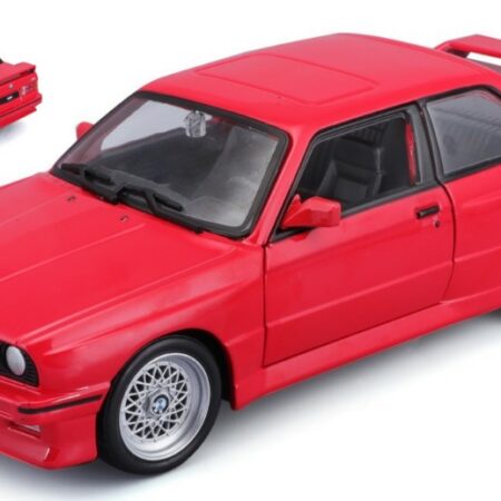 Burago BMW M3 (E30) 1988 RED 1:24